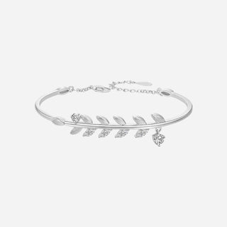 Zirkonia Sparkle Leaf Armbånd