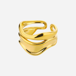 Elegant Aesthetic Ring 18K Guldbelagt