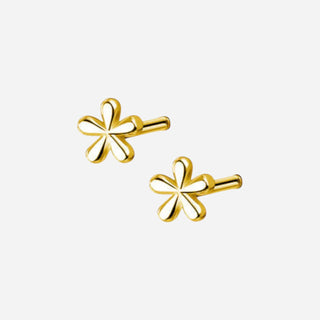 Mini Blomst Ørestikker 18K Guldbelagt