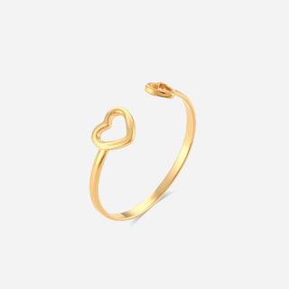 Double Love Ring 18K Guldbelagt