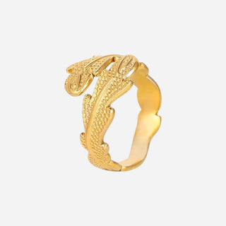 Banket Koral Ring 18K Guldbelagt