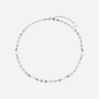 Sunburst Ferskvandsperle Halskæde