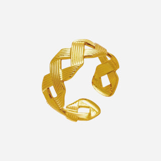 Weave Ring 18K Guldbelagt