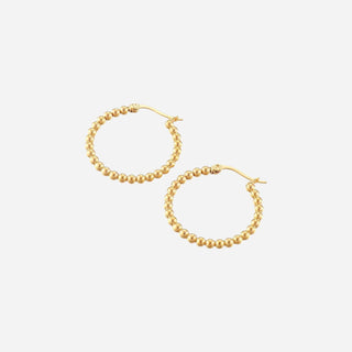 Ball Hoops 18K Guldbelagt