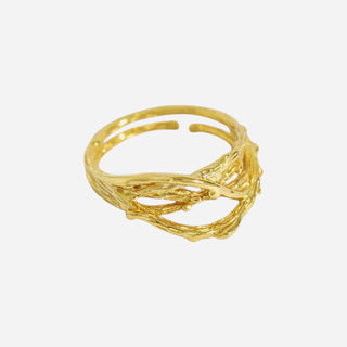 Fairy Tree Ring 18K Guldbelagt