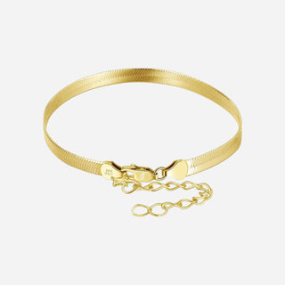 Slange Armbånd 18K Guldbelagt 5mm