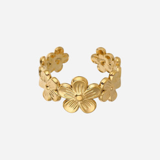 Flora Ring 18K Guldbelagt