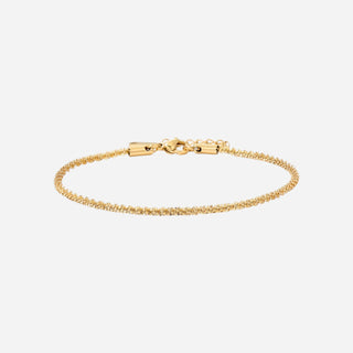 Elegant Beach Ankelkæde 18K Guldbelagt 2mm