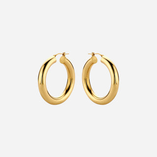Klassisk Hoops 18K Guldbelagt