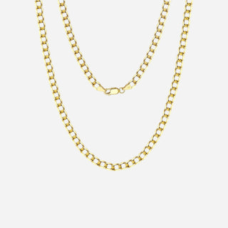 Curb Choker 18K Guldbelagt 5mm