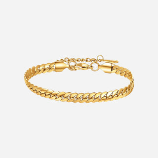 Wheat Armbånd 18K Guldbelagt 6mm