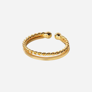 Layer Ring 18K Guldbelagt