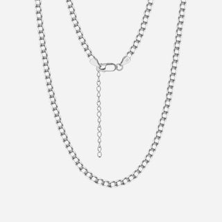 Panzer Flad Halskæde 3mm