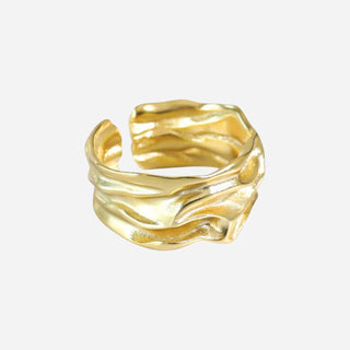 Melted Ring 18K Guldbelagt