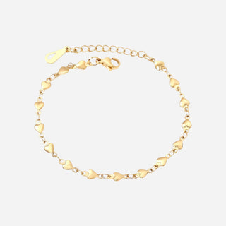 Love Chain Armbånd 18K Guldbelagt 4mm