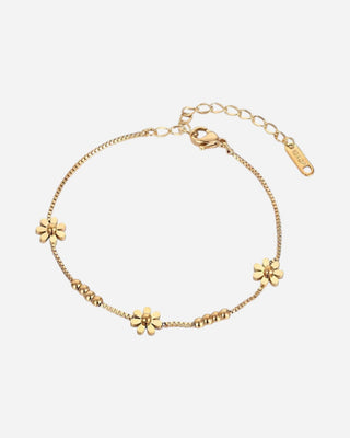 Marguerit Ankelkæde 18K Guldbelagt