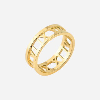 Roman Ring 18K Guldbelagt