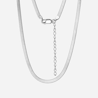 Flad Slange Halskæde 4.5mm