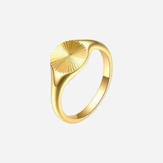 Sunburst Ring 18K Guldbelagt