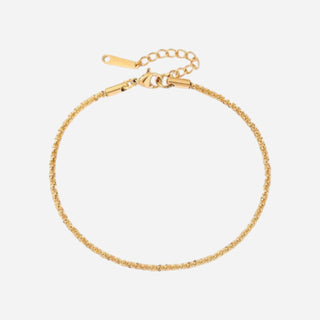 Elegant Beach Armbånd 18K Guldbelagt 2mm