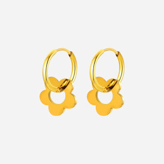 Daisy Hoops 18K Guldbelagt