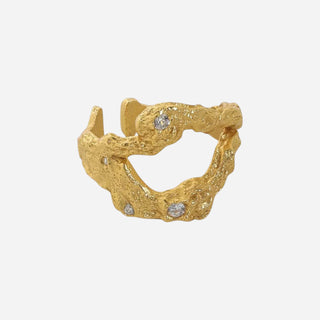 Zirkonia Ring 18K Guldbelagt