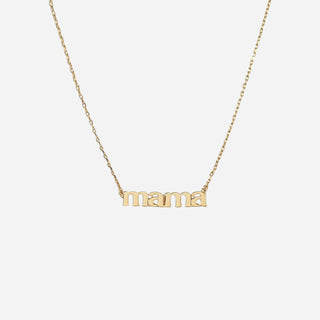 Mama Halskæde 18K Guldbelagt