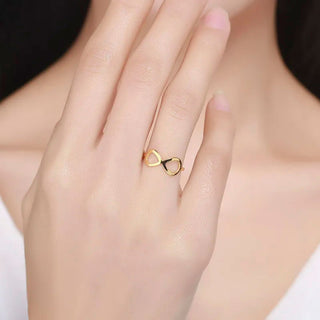 Infinity Love Ring 18K Guldbelagt