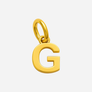 Bogstav Vedhæng 18K Guldbelagt