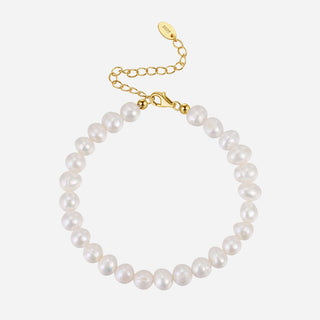 Freshwater Pearl Armbånd 18K Guldbelagt