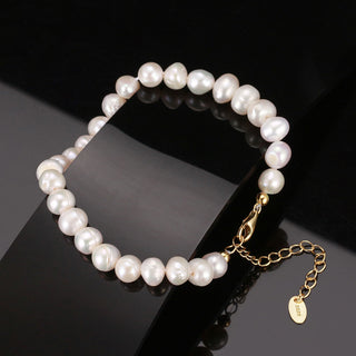 Freshwater Pearl Armbånd 18K Guldbelagt