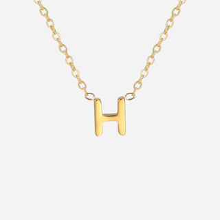 Bogstav Halskæde 18K Guldbelagt