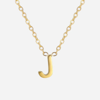 Bogstav Halskæde 18K Guldbelagt