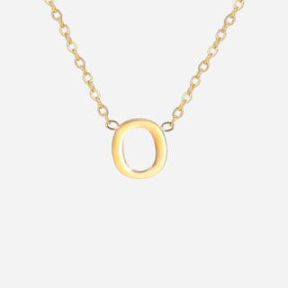 Bogstav Halskæde 18K Guldbelagt