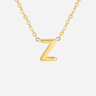Bogstav Halskæde 18K Guldbelagt