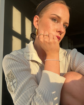 Zirkonia Wrap Ring 18K Guldbelagt