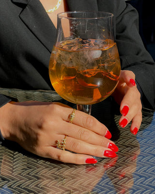 Zirkonia Wrap Ring 18K Guldbelagt