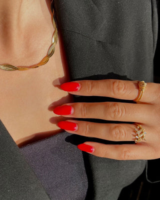 Zirkonia Wrap Ring 18K Guldbelagt