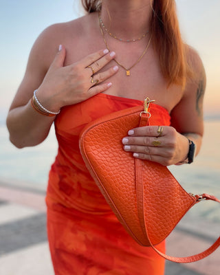 Bogstav Box Halskæde 18K Guldbelagt