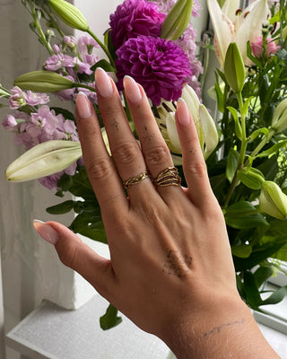 Unika Ring 18K Guldbelagt