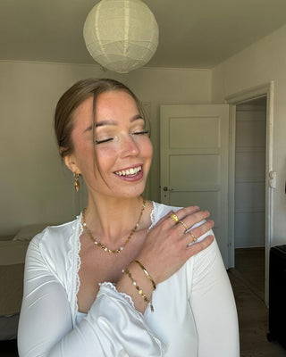 Sparkling Zirkonia Ring 18K Guldbelagt