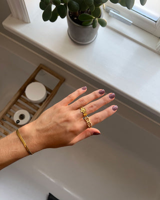 Sis Ring 18K Guldbelagt