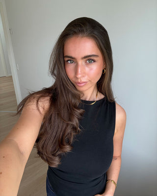 Flad Slange Choker 18K Guldbelagt 3mm