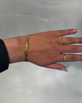 Zirkonia Wrap Ring 18K Guldbelagt