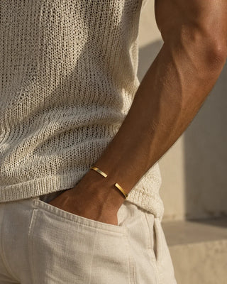 Meltemi Slim Bangle 18K Guldbelagt