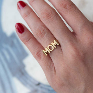 Mom Ring 18K Guldbelagt