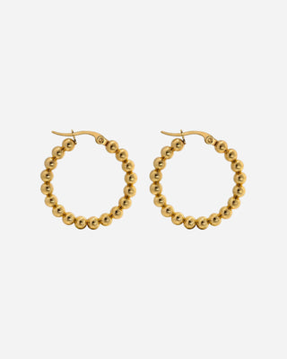 Ball Hoops 18K Guldbelagt