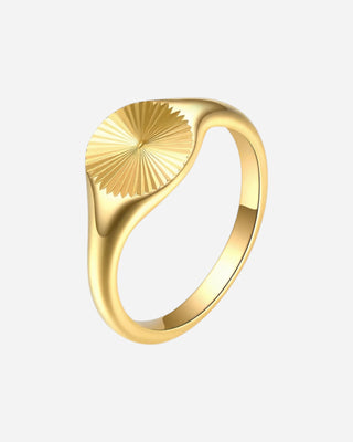 Sunburst Ring 18K Guldbelagt