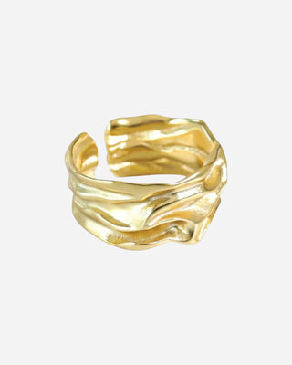 Melted Ring 18K Guldbelagt