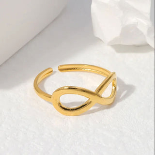 Infinity Love Ring 18K Guldbelagt